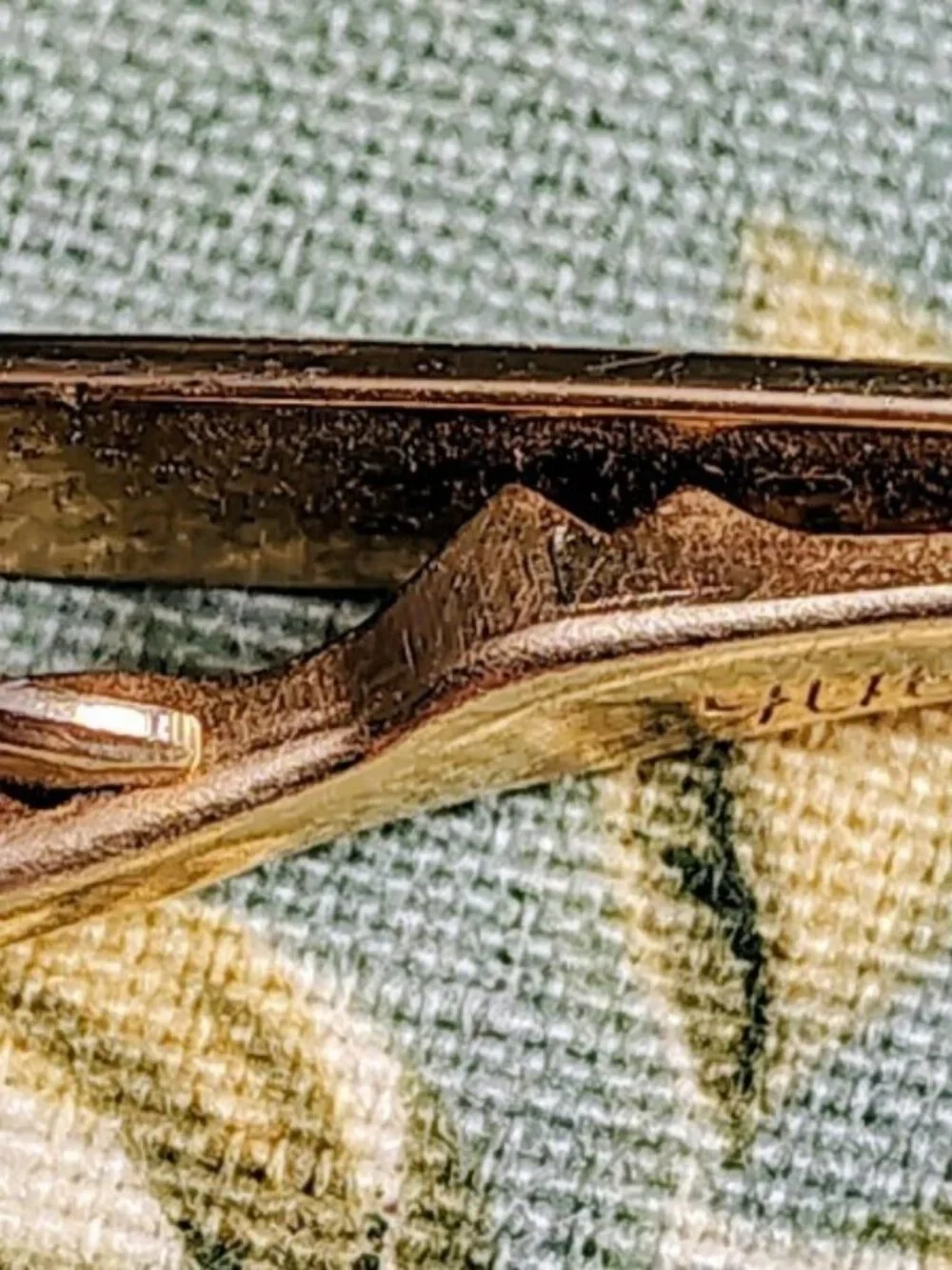 4 Vintage Gold Tie Clips, Swank, Shields